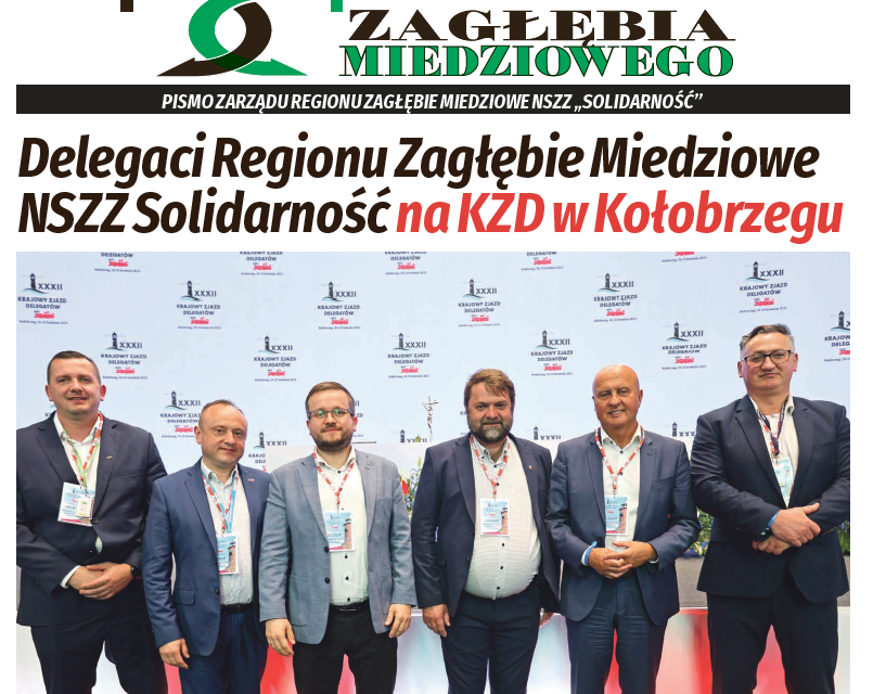 Majowe wydanie gazety Regionu Zagłębie Miedziowe NSZZ „Solidarność”