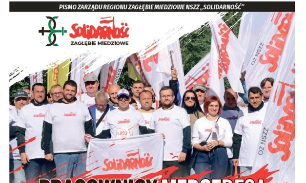 Lipcowe wydanie gazety Regionu Zagłębie Miedziowe NSZZ „Solidarność”